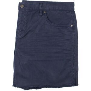 Carve Designs Womens Navy Mini Frayed Hem Summer Casual Shorts NWT
